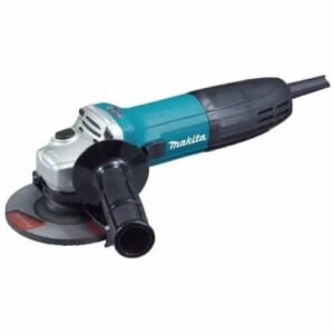 Miniesmeriladora angular Makita GA4530 color turquesa 720 W 127 V + accesorio